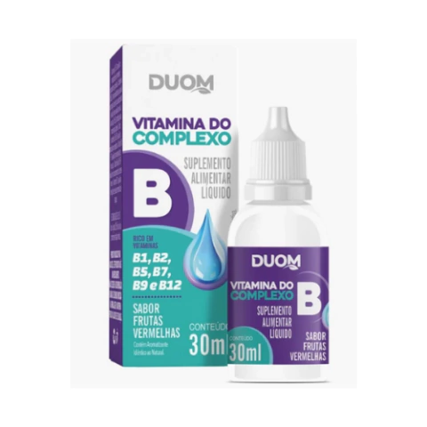 Complexo B em gotas 30ml Duom (Maltta Nutrition)