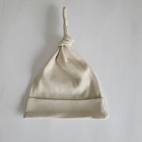 Gorro algodón beige - comprar online