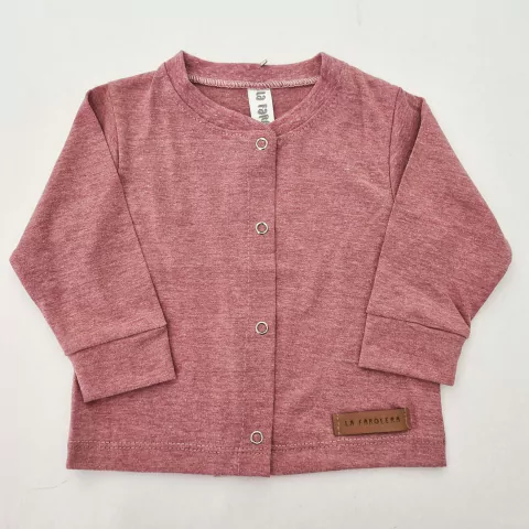 Campera algodon ciruela