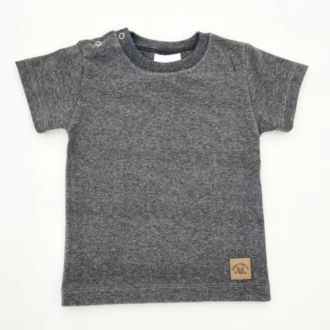 Remera algodon gris topo MC