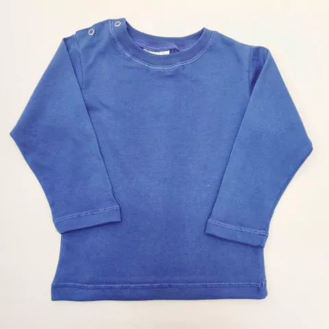 Remera algodon azul francia ML - comprar online