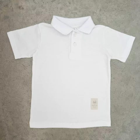 Chomba algodon blanco MC