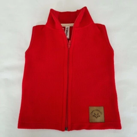 Chaleco micropolar rojo