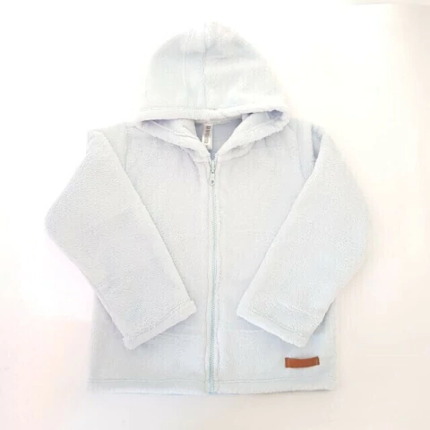 Campera coral fleece celeste