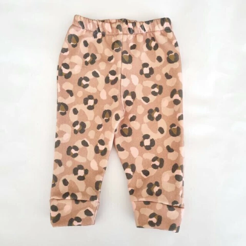 Pantalon frisa jogger animal print