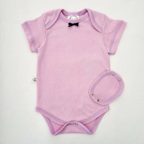 Body algodon lila MC con extensor