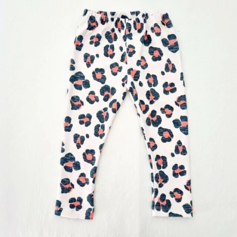 Calza algodon lycra animal print