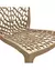 Jogo de Mesa Maciça 80X80cm Com 4 Cadeiras Gruvyer Nude - Ecomhome