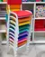 Jogo de Mesa Infantil Com 2 Cadeiras Escolar Creche Atividades Branco - Ecomhome