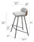 Kit 2 Banqueta Nobre Gourmet Preto - Ecomhome