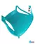 Jogo de Mesa Moema 80x80 com 4 Cadeiras Allegra Azul Tiffany