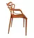 Jogo de Mesa Moema 80x80 com 4 Cadeiras Allegra Terracota