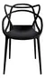 Kit com 4 Cadeira Allegra Preta - Ecomhome