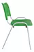 Cadeira Iso Verde Base Branca - Ecomhome