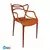 Jogo de Mesa Moema 80x80 com 4 Cadeiras Allegra Terracota na internet