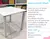 Jogo de Mesa Infantil Com 2 Cadeiras Escolar Creche Atividades Branco - comprar online
