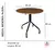 Jogo de Mesa Moema 80x80 com 4 Cadeiras Gruvyer Preta - Ecomhome