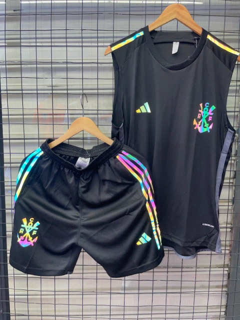 Kit Treino Flamengo Regata Preta 2024/25