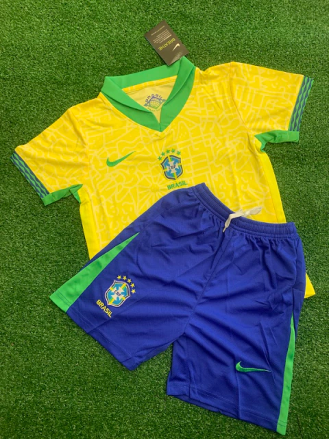 Conjunto Infantil Brasil Home 24/25