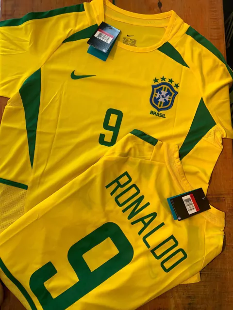 Camisa Brasil Retrô 2002 Ronaldo