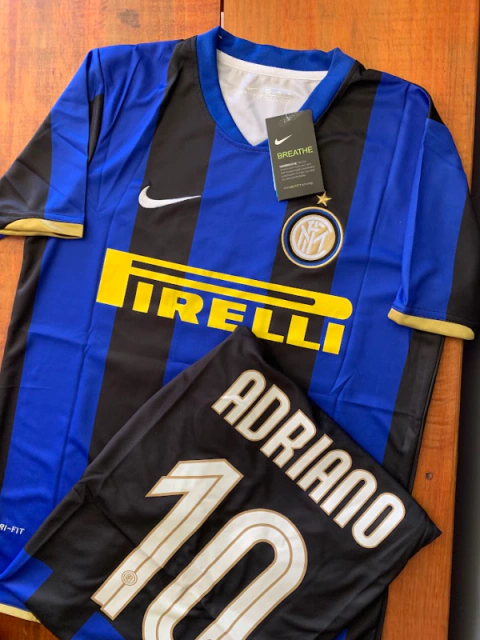 Camisa Inter de Milão Retrô 2008/09 Adriano Imperador