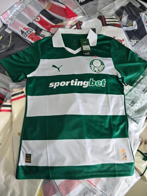 Camisa Palmeiras LISTRADA SÓCIO TORCEDOR JOGADOR. - comprar online