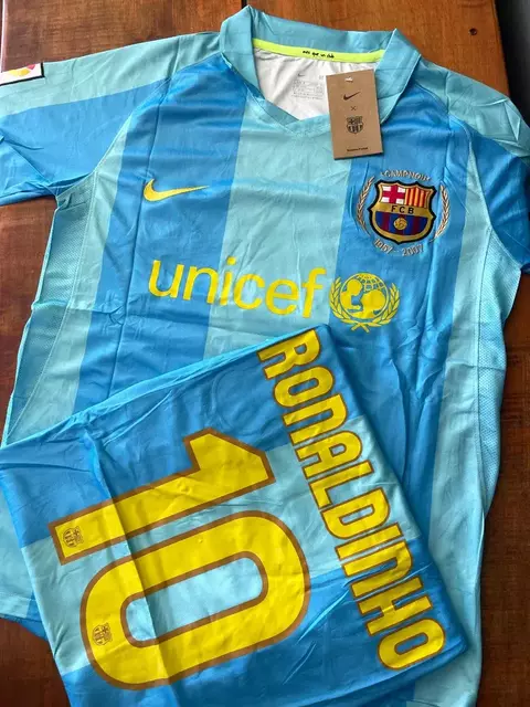 Camisa Barcelona Retrô 2007/08 II Ronaldinho - comprar online