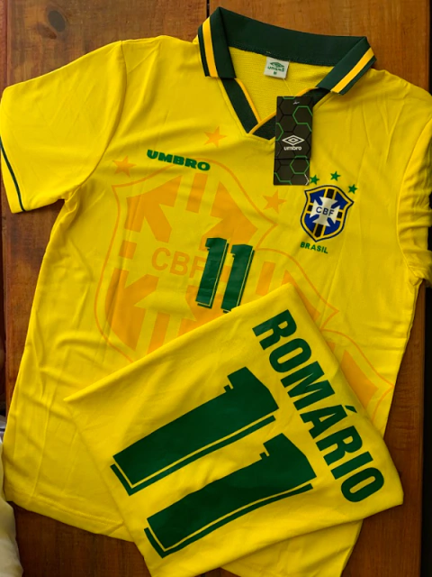 Camisa Brasil Retrô 1994 Romário