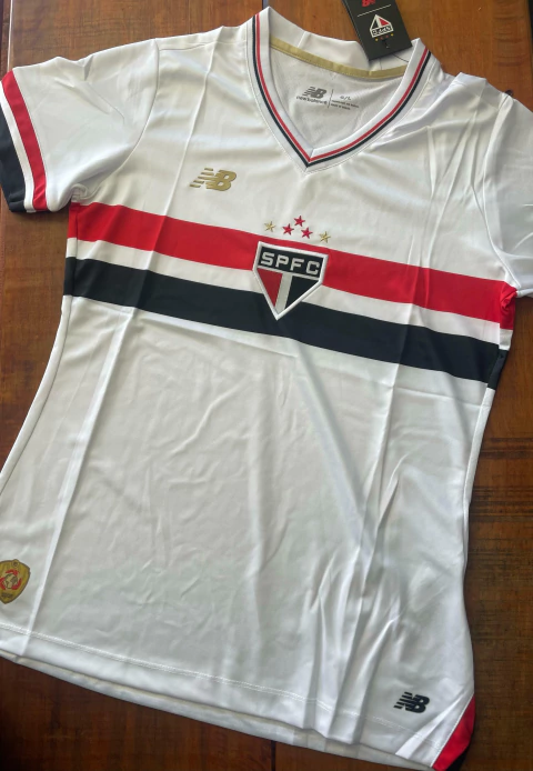 Camisa São Paulo Home 25/26 Feminina - comprar online