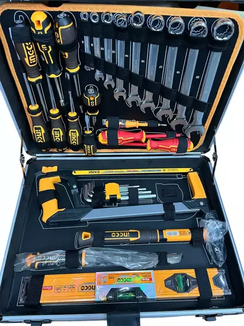 Set De Herramientas C/valija 147 Piezas Incgo Hkthp21471 Amarillo