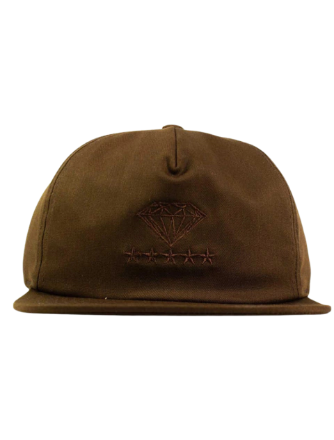 Boné Diamond 5 Star Snapback Marrom