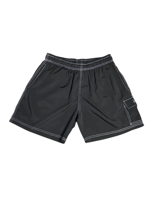 Shorts Yourface Summer Preto/Branco