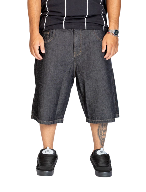 Bermuda Compton Jeans Black Five Pocket - comprar online