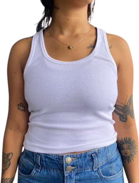 Regata Blunt Basic Branca - comprar online