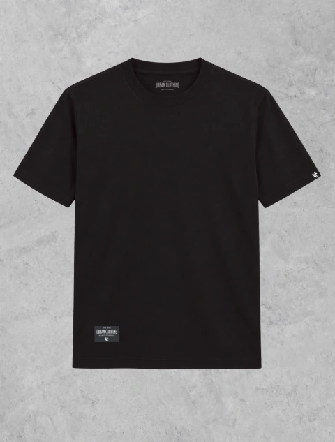 Camiseta Casual Lisa Preta | Urban Clothing