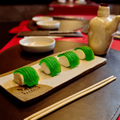 Bala de Sushi Sabor de Frutas e Formato Sortido Prove Diploko KIT com 05 - Facina Foods