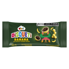 Disqueti Banana com Chocolate Ao Leite Muito Sabor 15x40g - comprar online