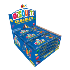 Disqueti Chocolate Cacau Qualidade Dori Display 18x40g