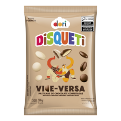 Disqueti de Chocolate Preto e Branco Uma Delícia 500g Dori