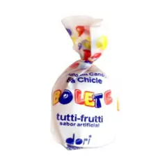 Bala Dori Bolete Sabor Tutti Frutti com Chiclete 100g - comprar online