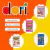 Pacote de Amendoim Dori Confeitado Docinho e Colorido 700g - Facina Foods