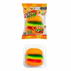 Imagem do Kit Balas de Gelatina 4 UNIDADES Linha Fast Foods Sabor Tutti Frutti