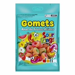 Pacote De Goma Gomets Anel Frutas Ácidas Dori 190g