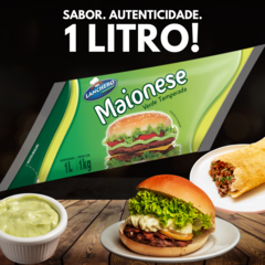 Maionese Verde Temperada Cremosa Ideal para Lanche e Petisco