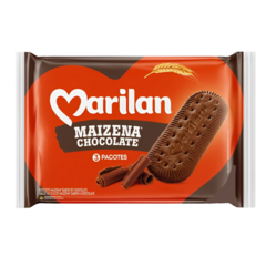Biscoito de Maizena Marilan Sabor Chocolate Super Crocante