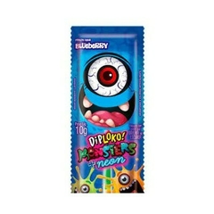 Pirulito Neon com Cabo que Brilha no Escuro Monsters Olho na internet
