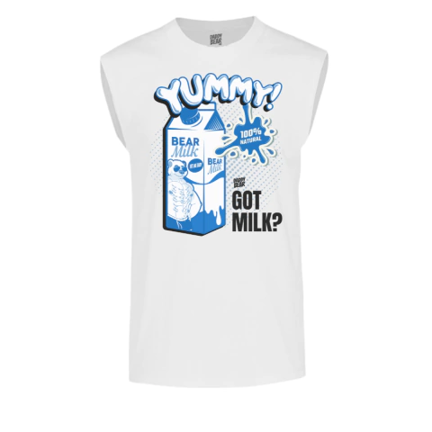 BEAR MILK Sin mangas