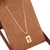Corrente Ouro 18k Masculina Esteira Bismarck 70cm + Placa - Morelli Joias | Joias que expressam a sua personalidade