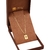 Corrente Ouro 18k Masculina Esteira Bismarck 70cm + Placa