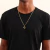 Corrente de ouro 18k Masculina Piastrine 60cm + Estrela Davi na internet